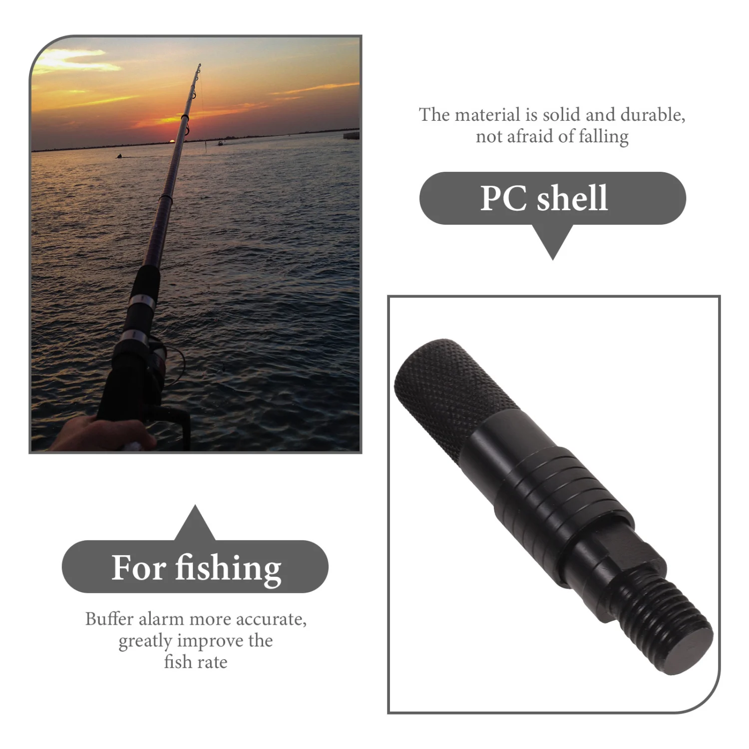 Fishing Rod Bite Alarms Connectors Quick Release Fishing Alarm Adapters