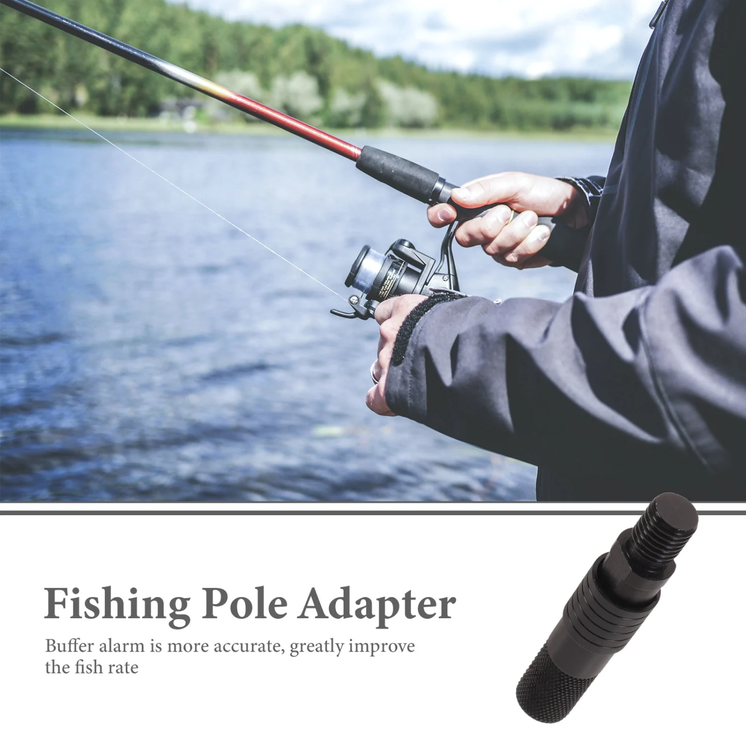 Fishing Rod Bite Alarms Connectors Quick Release Fishing Alarm Adapters