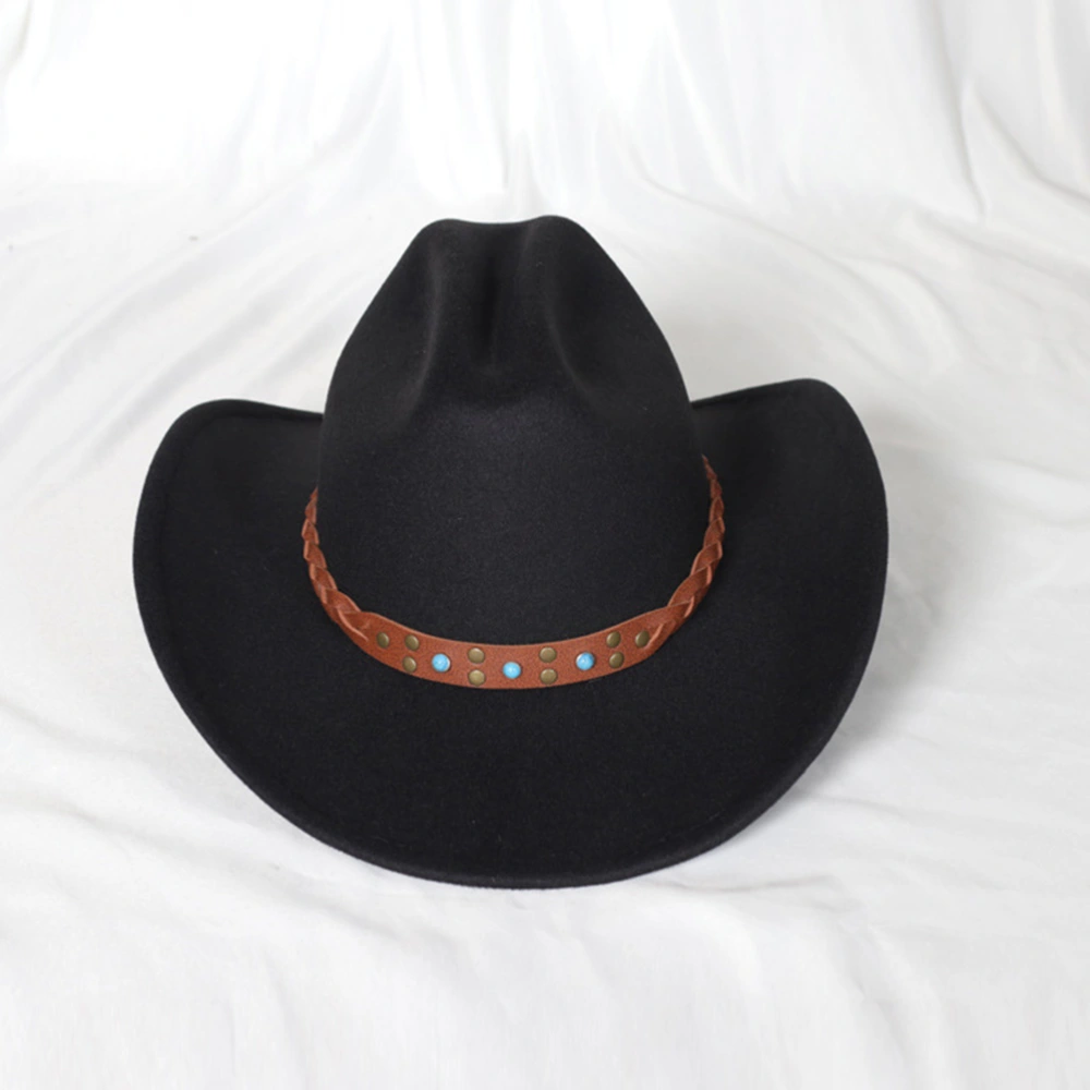 Cowboy Hat  Western Cowboy Hat Unisex Sun Hat Personalized Head Cover for Decor