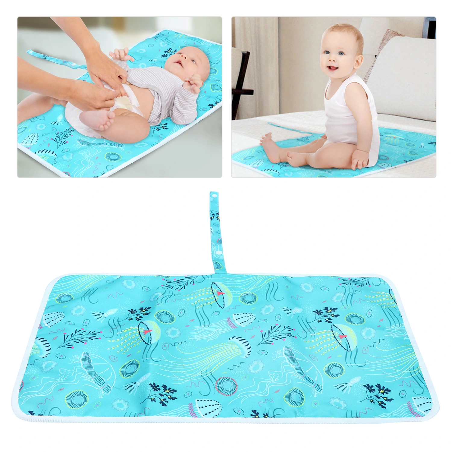 Waterproof Baby Diaper Changing Pad Portable Collapsible Baby Changing Mat