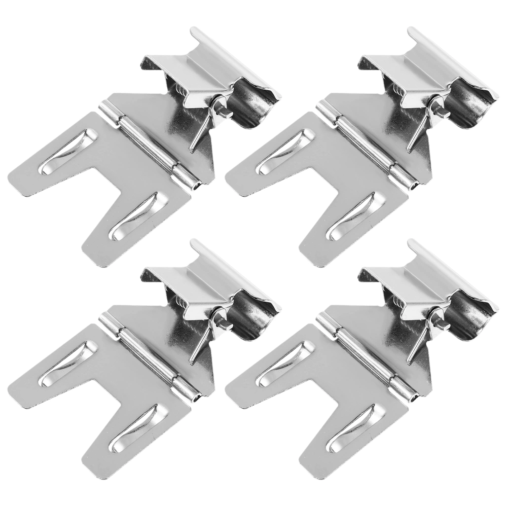 4pcs Cake Shop Metal Price Label Tag Paper Sign Display Clips Holders