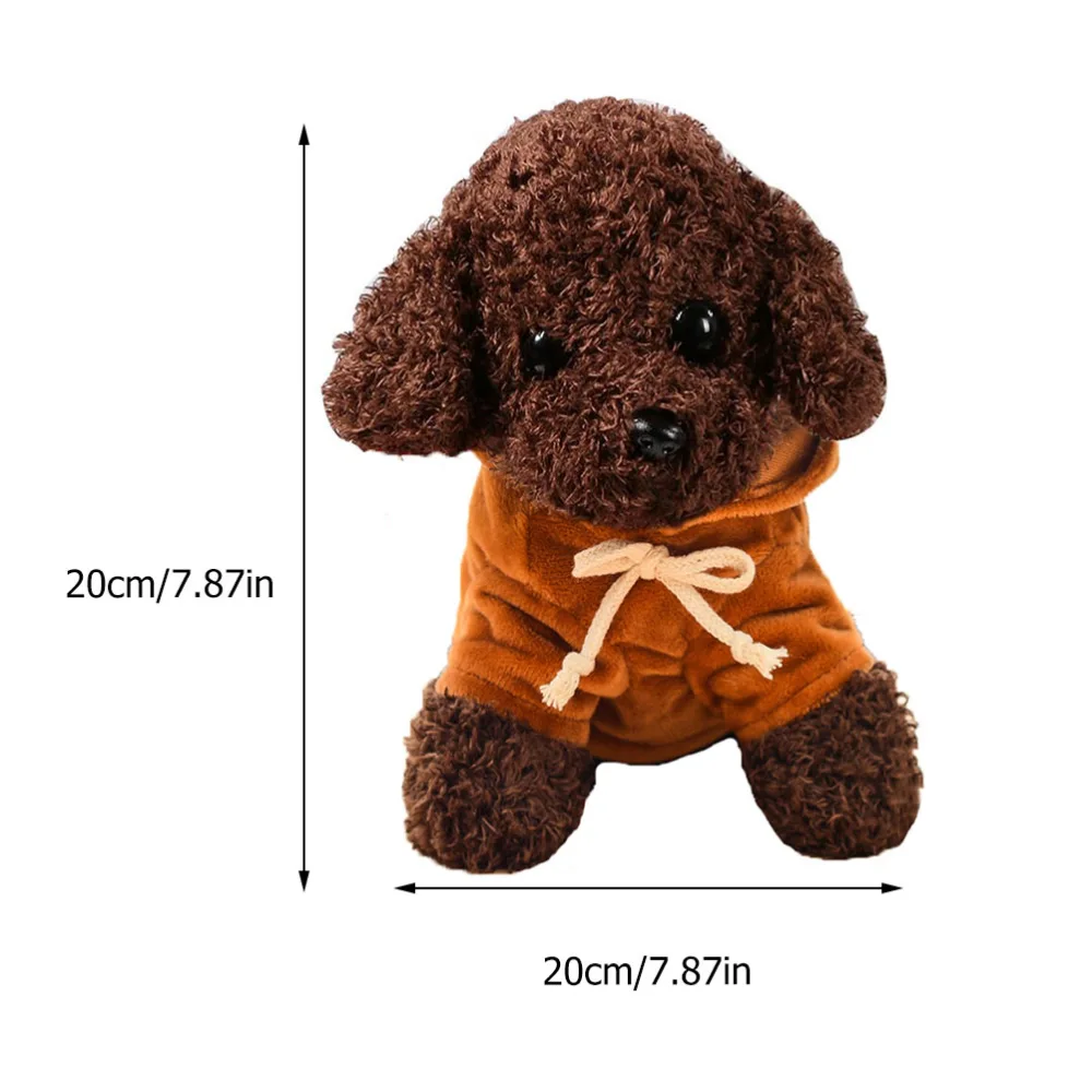 Adorable Teddy Plush Doll Toy Creative Funny Realistic Figure Toy Dog Home Toy