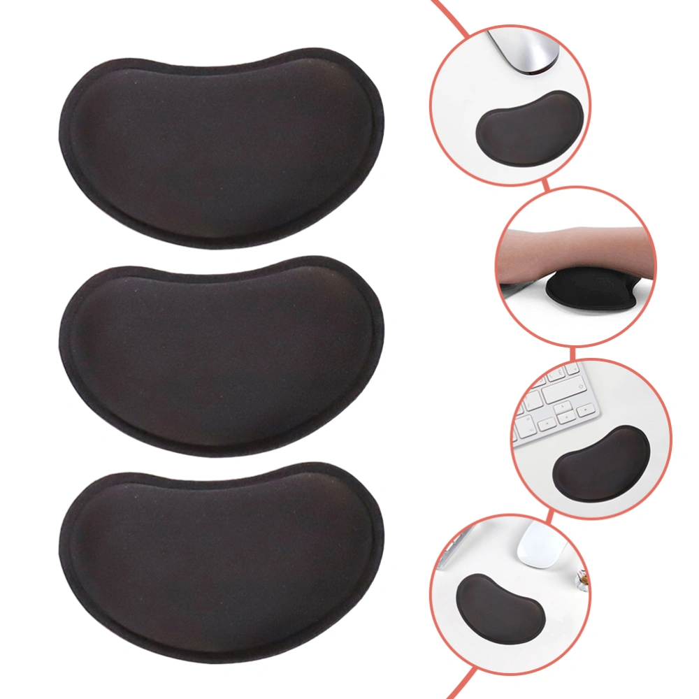 3Pcs Comfortable Mouse Wrist Rest Supple Keyboard Pad Memory Sponge Wrist Rest