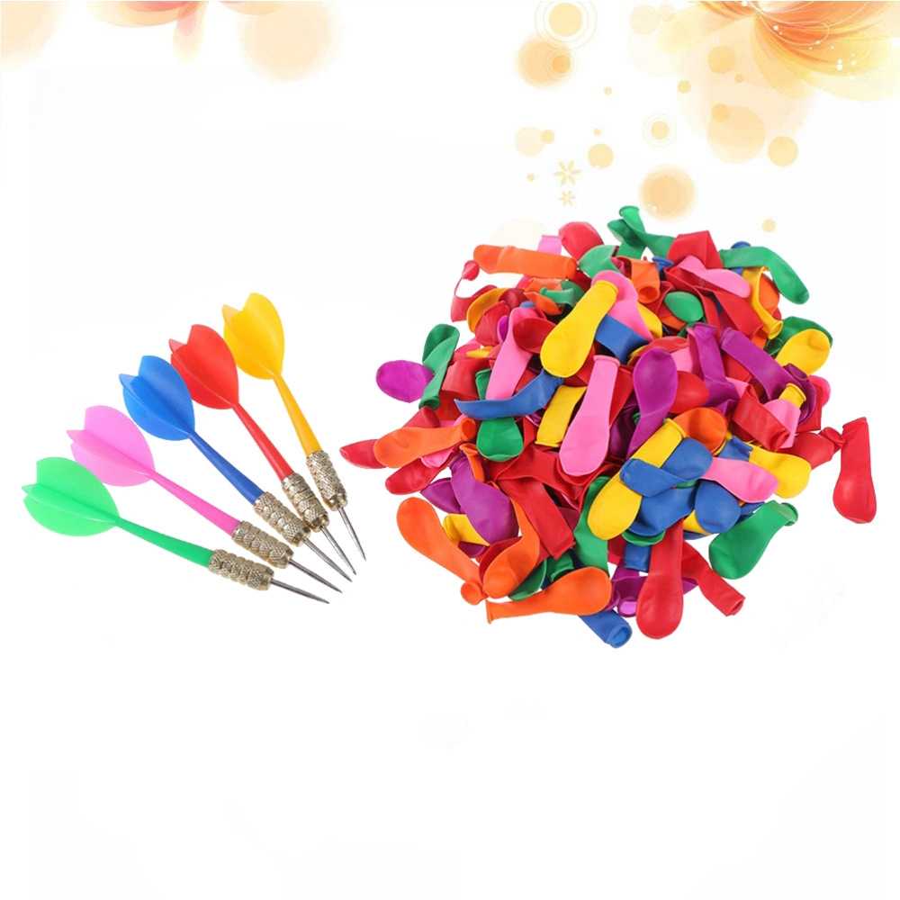 1010pcs Darts Balloon Set Game Competitive Darts Toys Party Darts Balloon Toys (10pcs Darts 1000pcs Balloons)