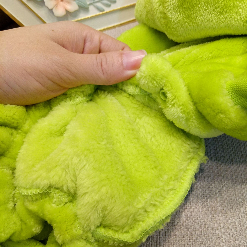 Funny Autumn Winter Pet Costume Dinosaur Cosplay Clothes for Puppy Dog Green Size XS