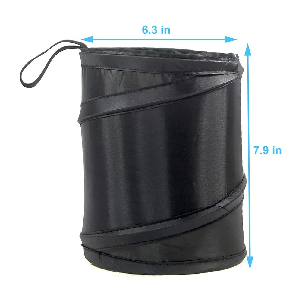 2pcs Foldable Car Garbage Bag Portable Car Trash Bin Oxford Cloth Car Trash Cans