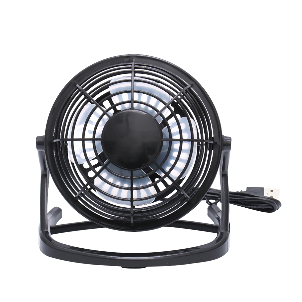 Ultra-silent Small Desk Fan Small Table Personal Portable Mini Fan Usb Powered Mini Fan (Black)