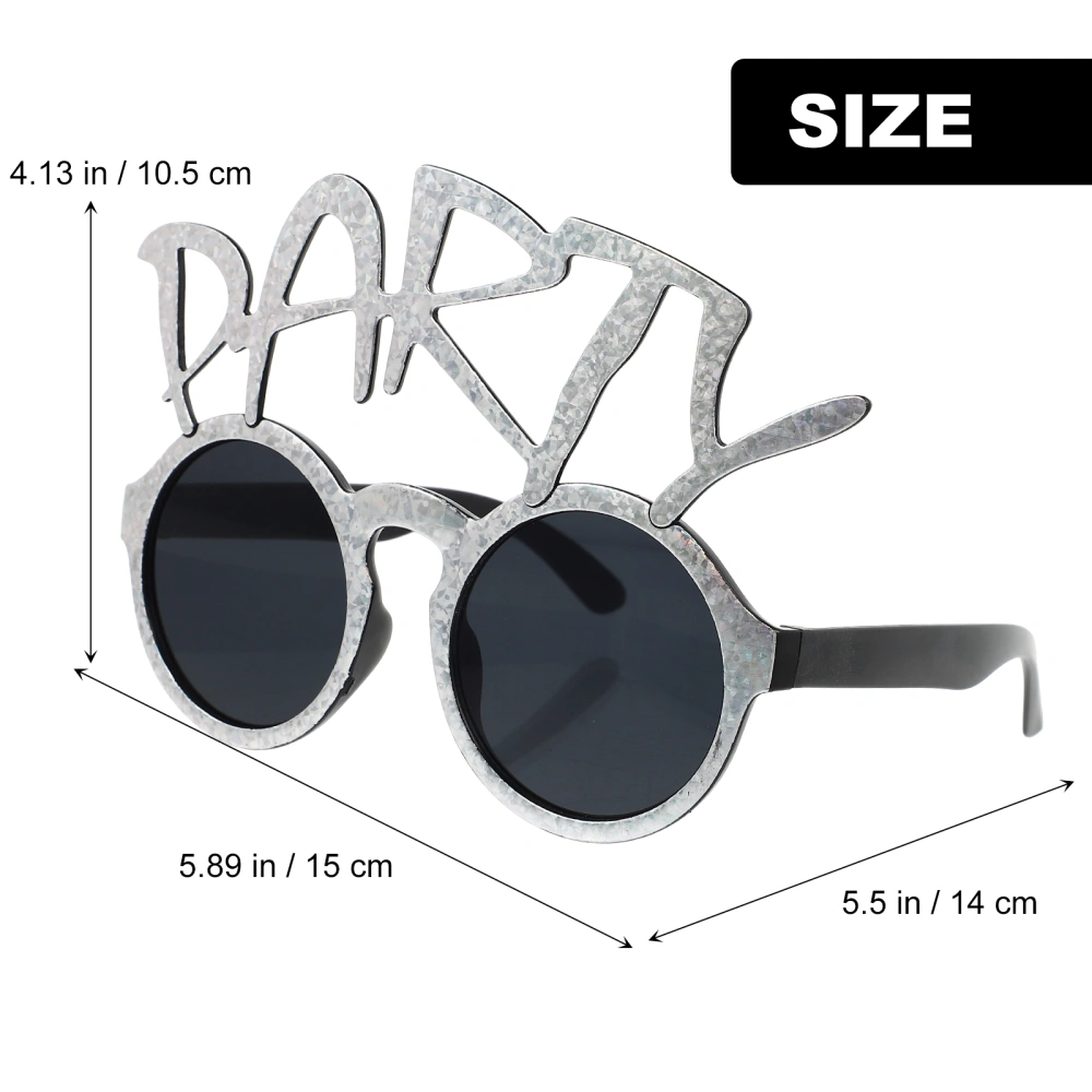 3pcs Funny Glasses Stylish Novelty Party Eyeglasses Photo Prop Eyeglasses