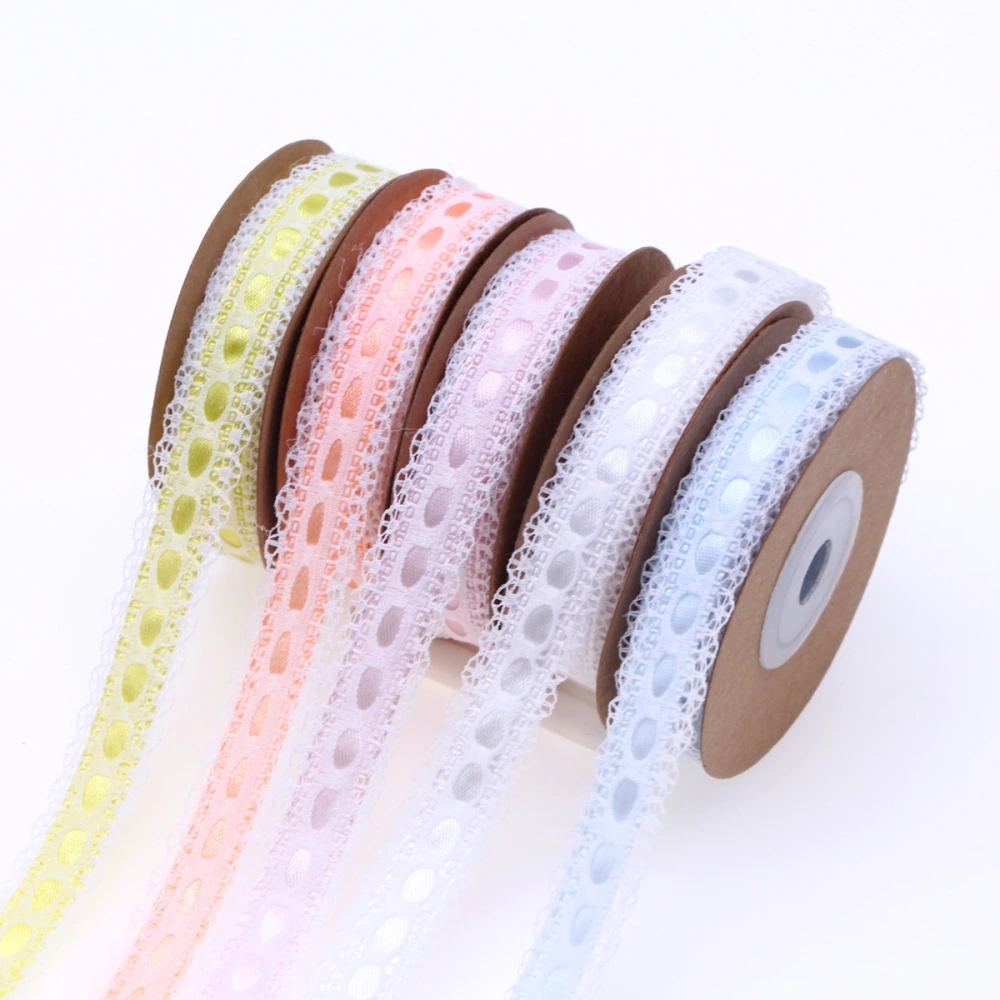 2 Rolls Sewing Lace Trim Diy Lace Ribbon Elastic Clothing Lace Trim Clothing Material for Diy