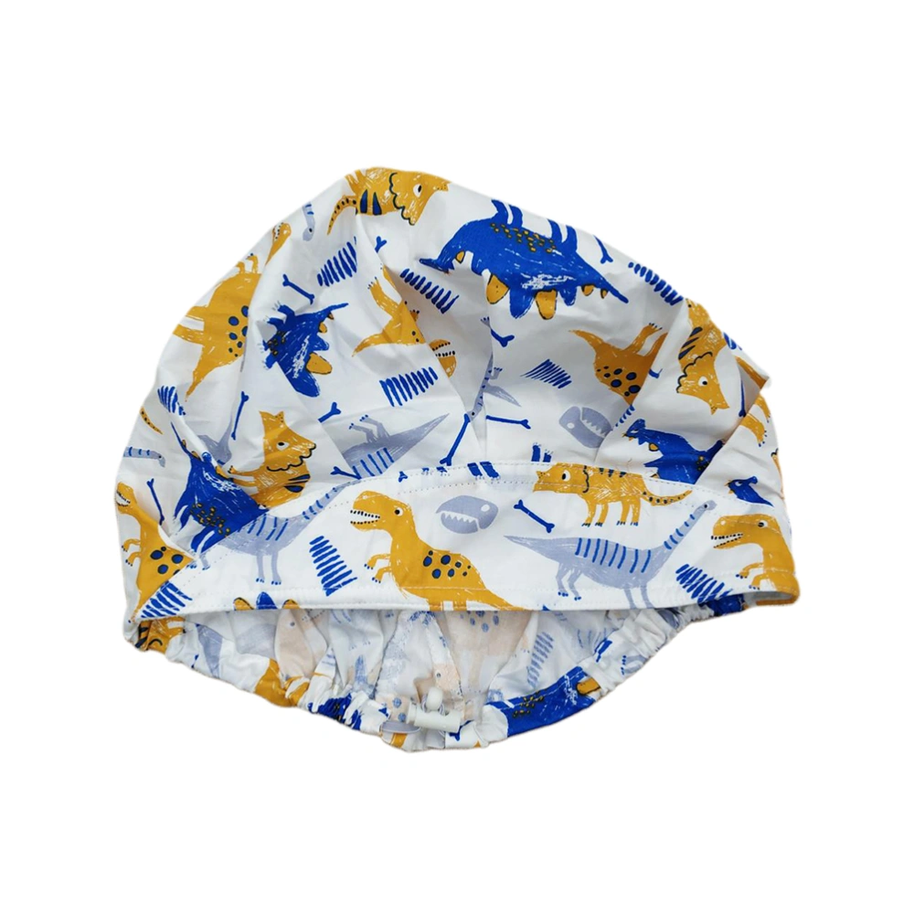 Fashion  Adjustable Cartoon Printed Cotton  Sweat Absorbing  Hat (Dinosaur)