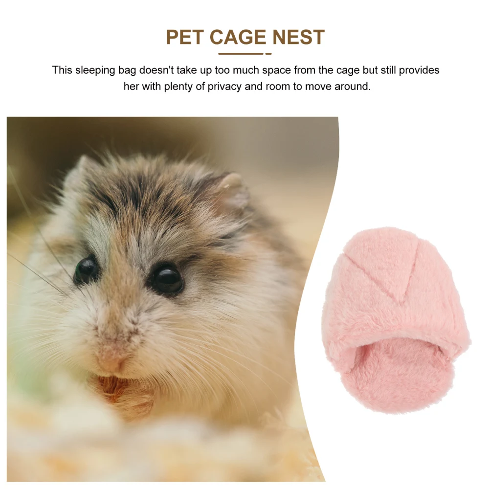 2PCS Household Hamster Nests Guinea Pig Sofas Small Pet Sofas Winter Cotton Sofas