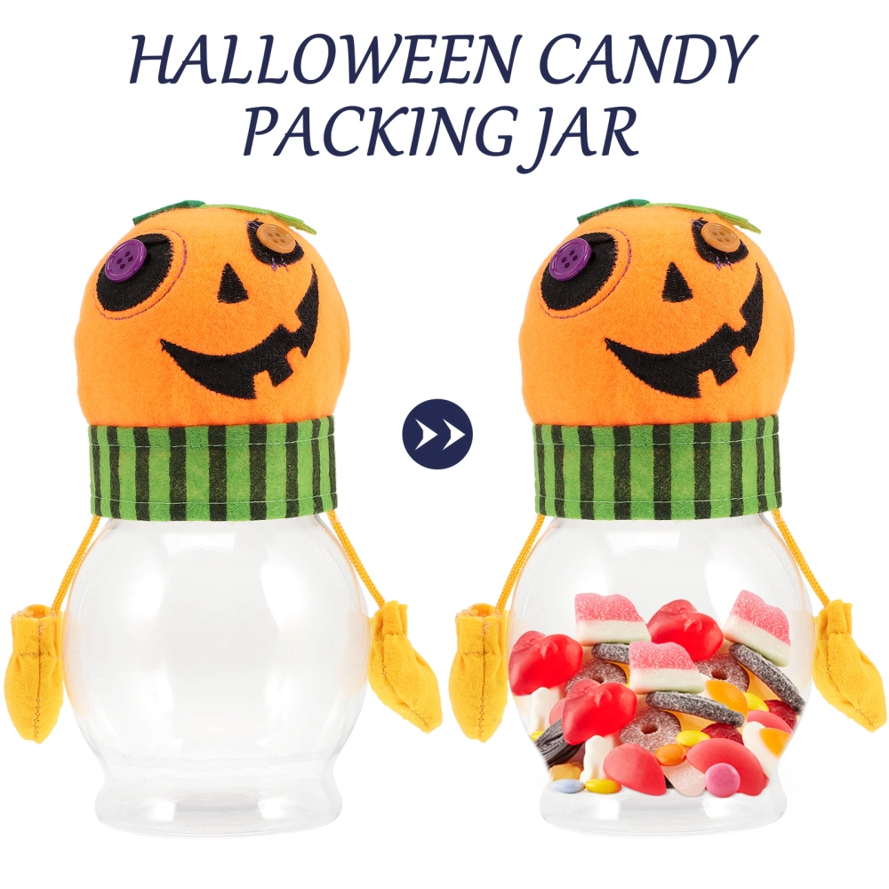 Halloween Candy Bottle Plastic Halloween Candy Cookie Jar Candy Container