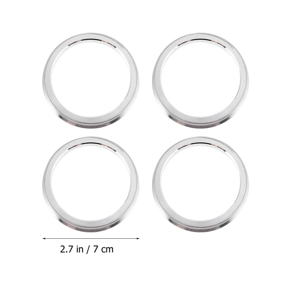 4pcs Hub Centric Rings 66.45 to 57.1 Anti-rust Aluminum Alloy Center Bore Adapter