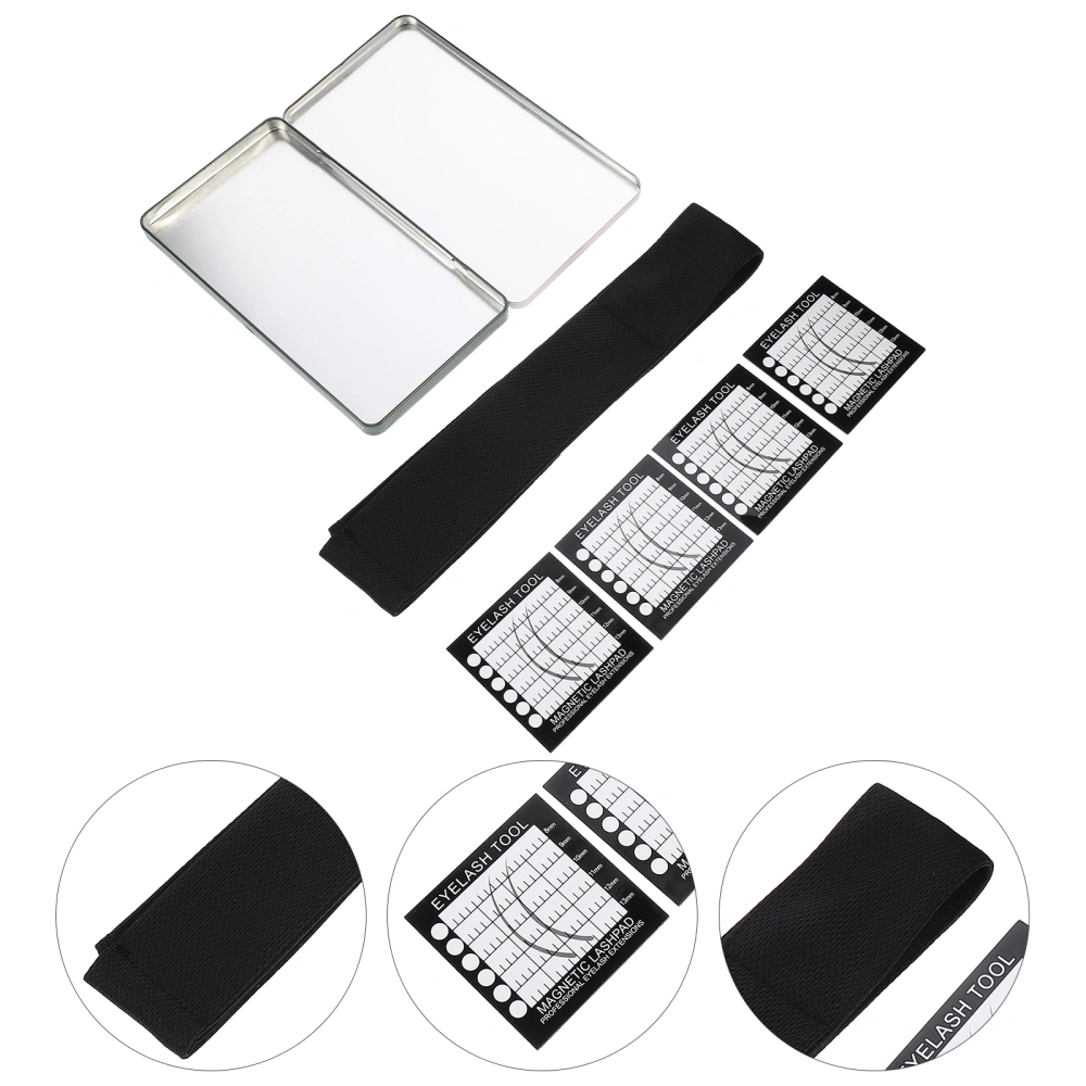 1 Set Professional Eyelash Extension Magnetic Headband Eyelash Holder Pad