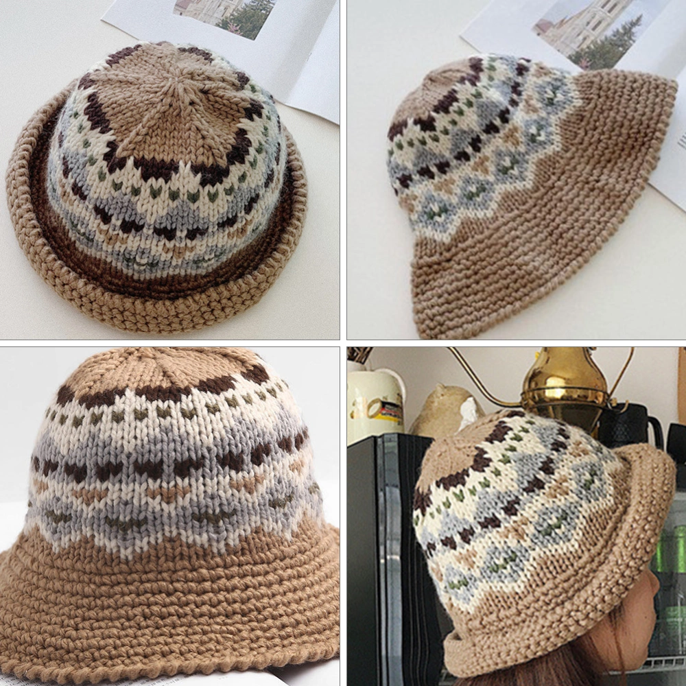 Fashion Woolen Hat All-match Knitting Hat Winter Warm Stylish Head Ornament