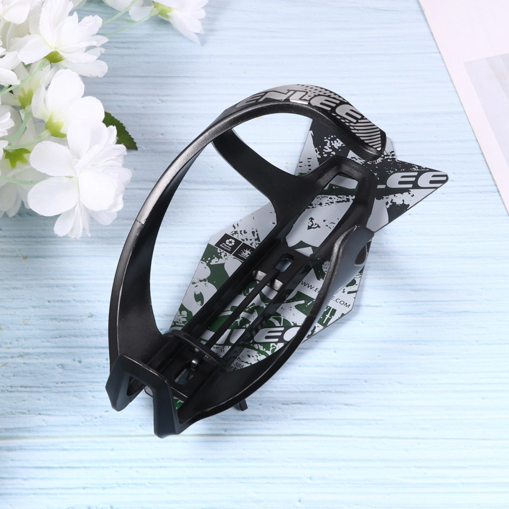 Lightweight Mountain Bike Bottle Cage Universal Water Bottle Holder for Outdoor Activities Mountain Bikes Road Bikes (Black White)