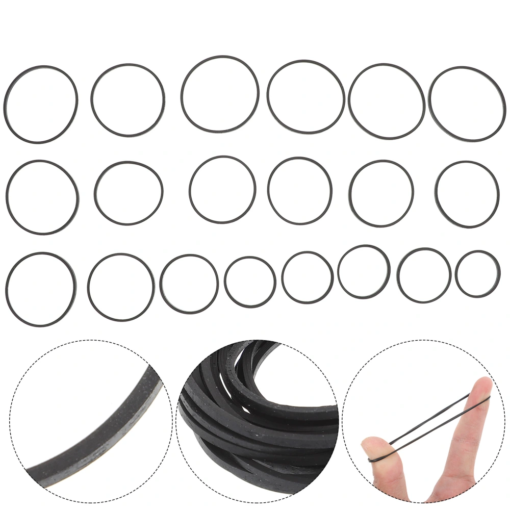 20pcs Recorder Rubber Belts Cassette Recorder Repair Maintenance Rubber Belts