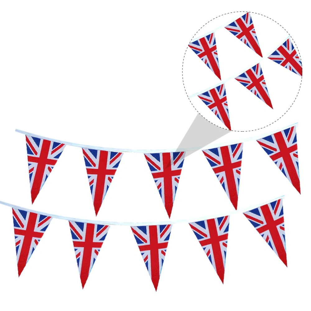 1pc United Kingdom National Flag Printing Pennant Polyester Bunting Banner