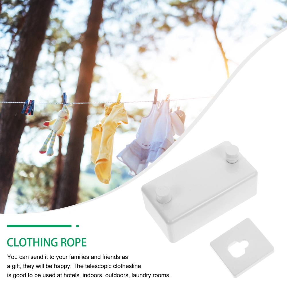 1pc Telescopic Clothesline Portable Clothing Hanging String Clothes Hanging Rope