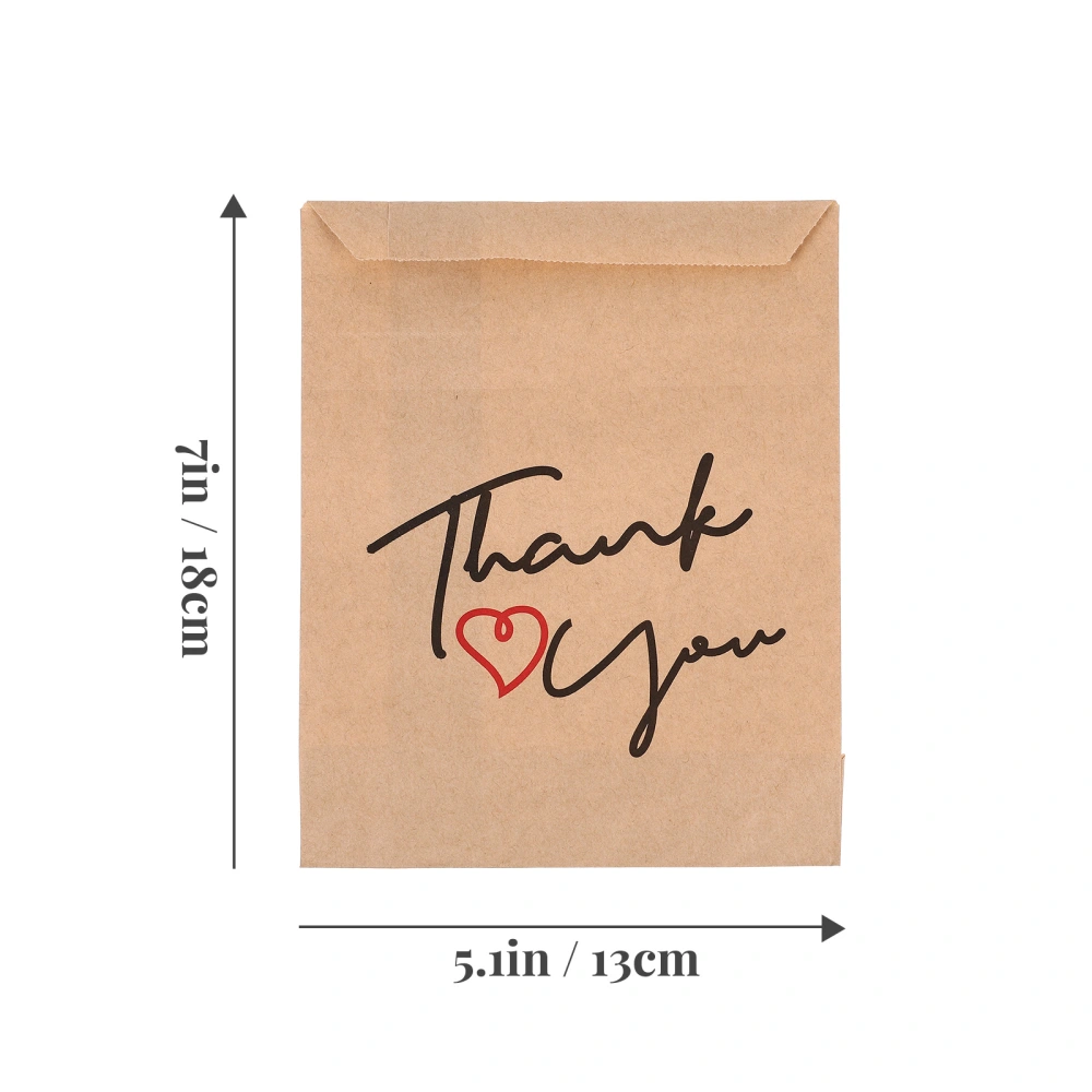 100Pcs Decorative Paper Bags Festival Candy Bags Multi-function Gift Bags Gift Accessory