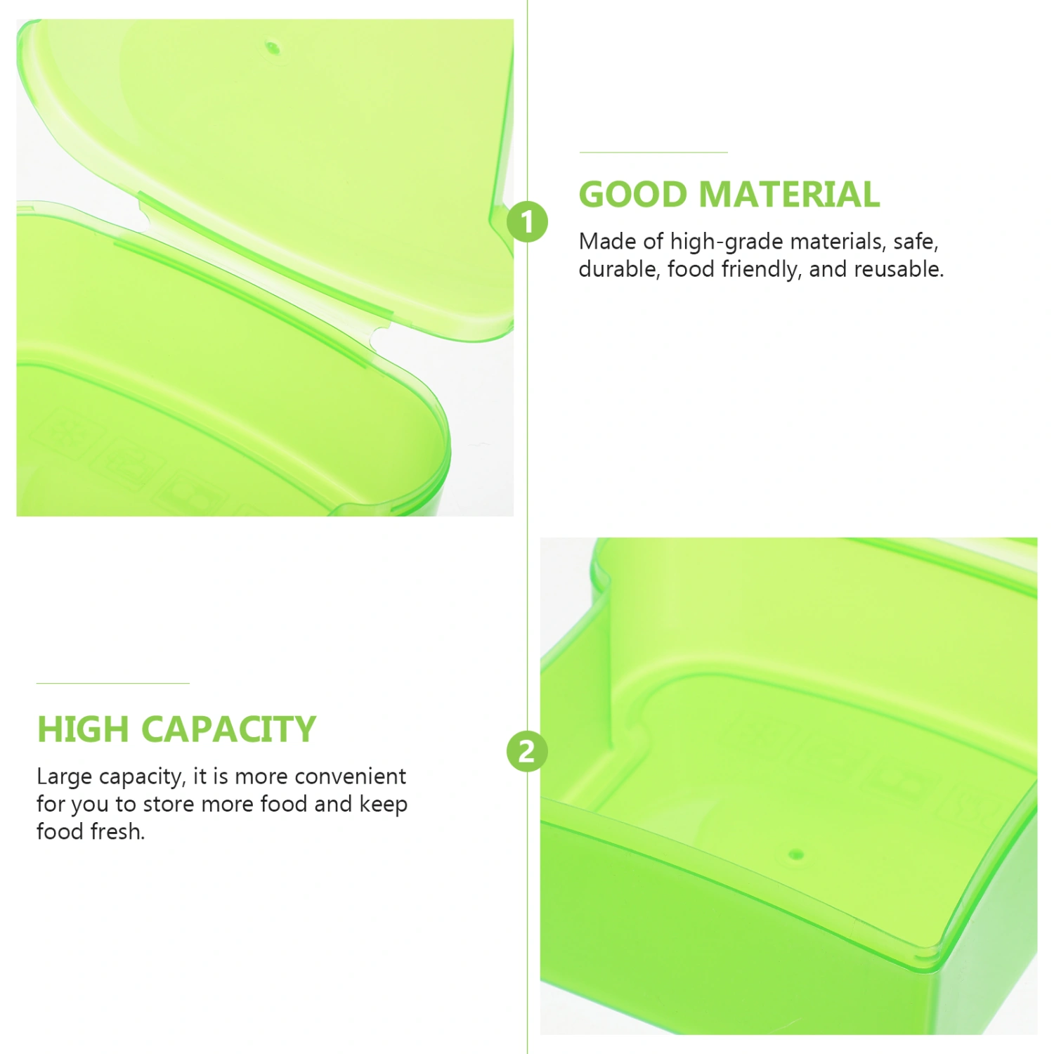 Sandwich Food Holder Portable Bento Box Lunch Box Multi-function Box Colored Food Box
