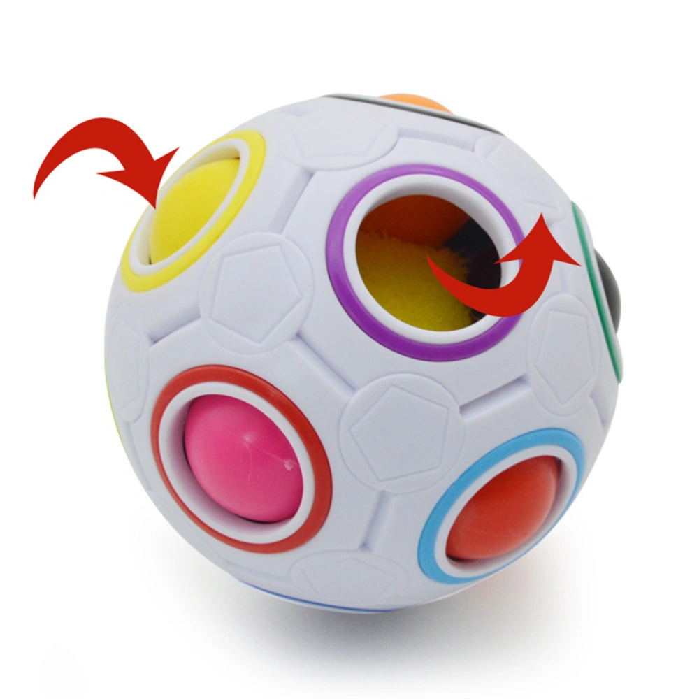 Rainbow Ball 3D Puzzle Toys Educational Balls for Intelligent Kid's Playtime