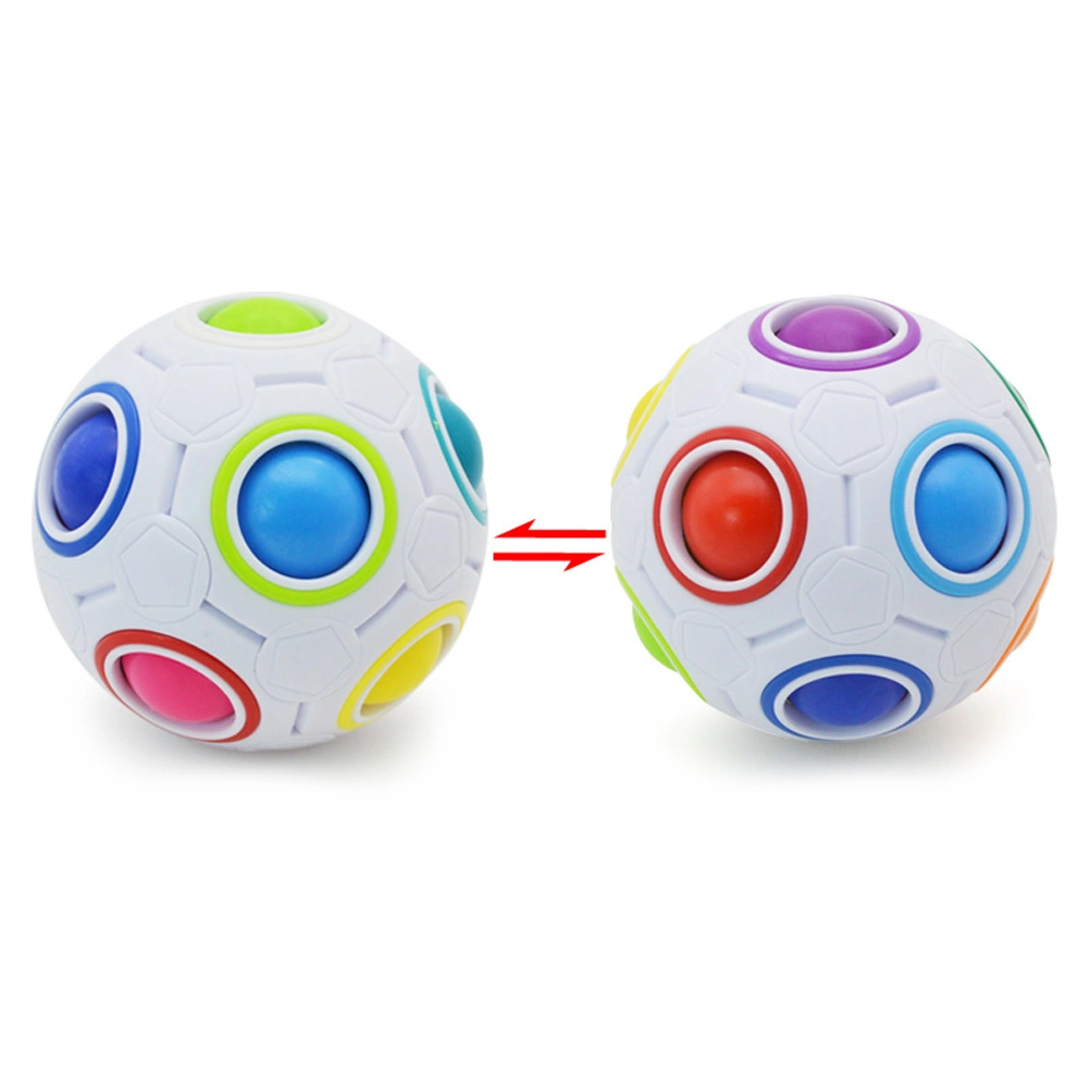 Rainbow Ball 3D Puzzle Toys Educational Balls for Intelligent Kid's Playtime