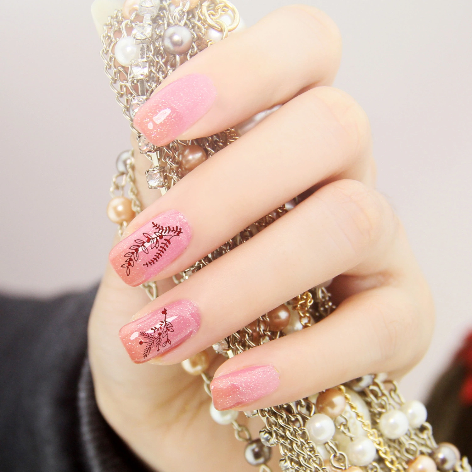 10pcs Christmas Nail Art Decoration Nail Art Sticker DIY Manicures Decals