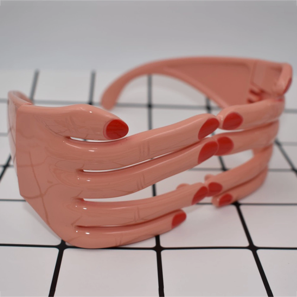 Novelty Fingers-Shaped Glasses Fancy Ball Eye Mask (Dark Skin Color)