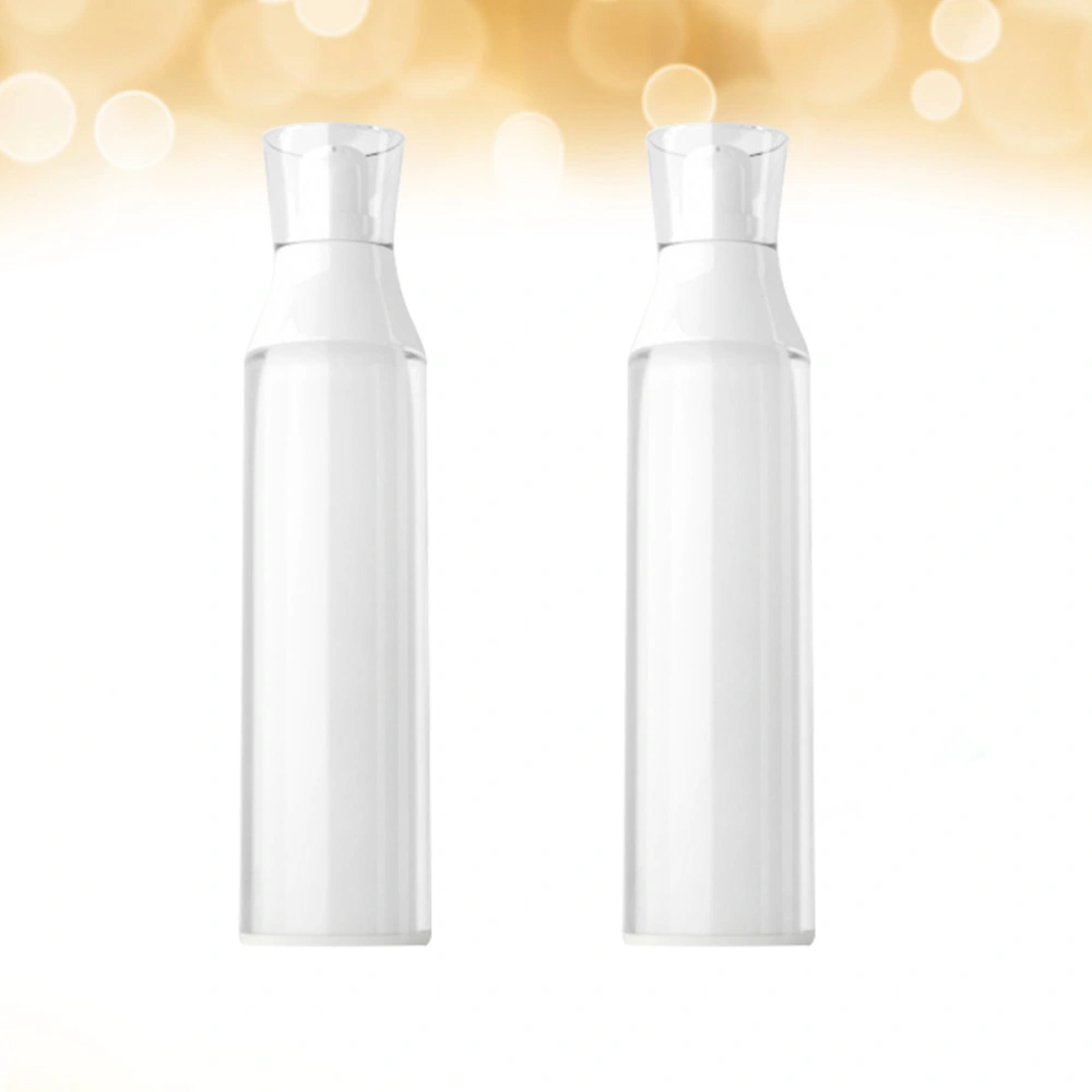 2Pcs Beak Shaped Emulsion Bottle Transparent Plastic Emulsion Bottle Body Wash Shampoo Pump Bottle Portable Refillable Hand Soap Dispenser Bottle Small Capacity Lotion Bottle for Home Hotel Use (80 ml)