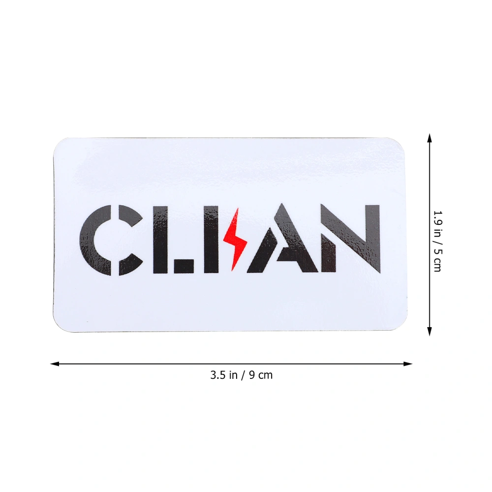 1pc Unique Style Magnetic Sign Dual-side Clean Magnet Sign Dishwasher Magnet Sign