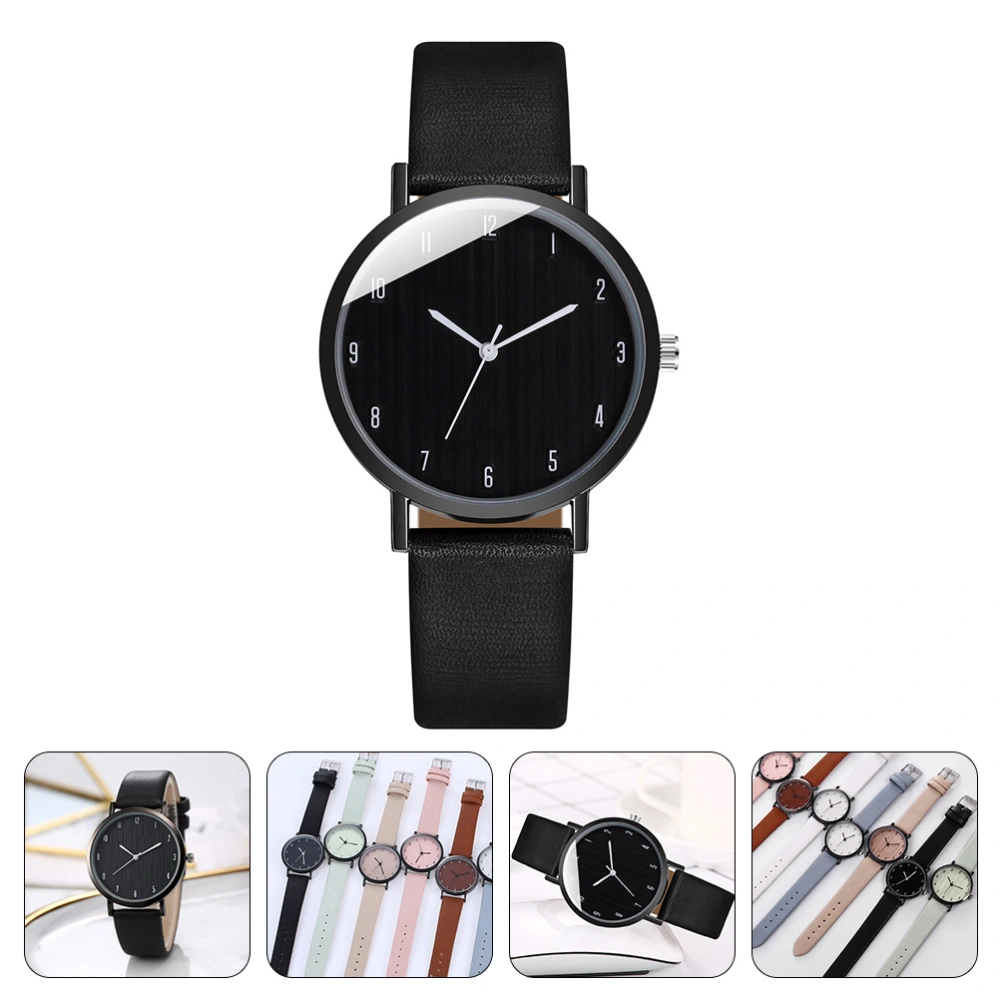 Women Wrist Watch Stylish Watch Leather Strap Wrist Watch Simple Style Wrist Watch Decor