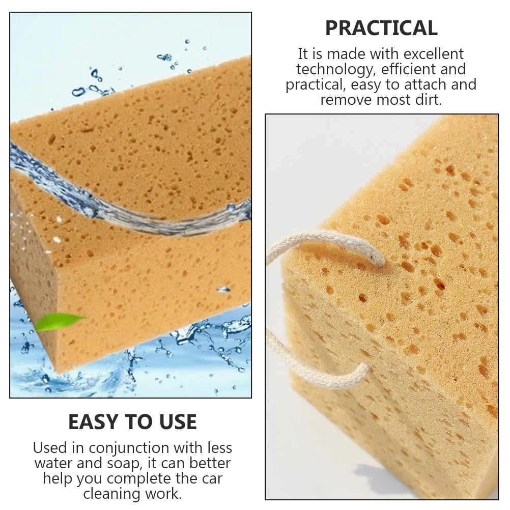 4pcs Car Washing Sponge Auto Cleaning Beauty Waxing Sponge Car Accessories