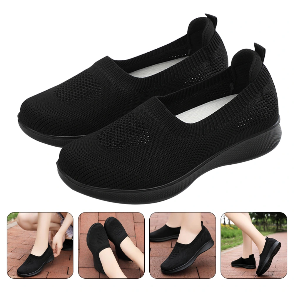 1 Pair Sole Seniors Walking Shoes Premium Walking Shoes Durable Shoes