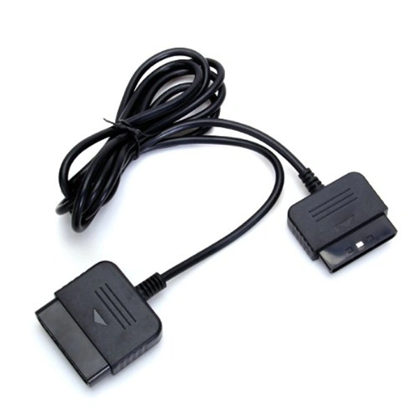 Game Controller Extension Cable Cord for Playstation 2 (Black)
