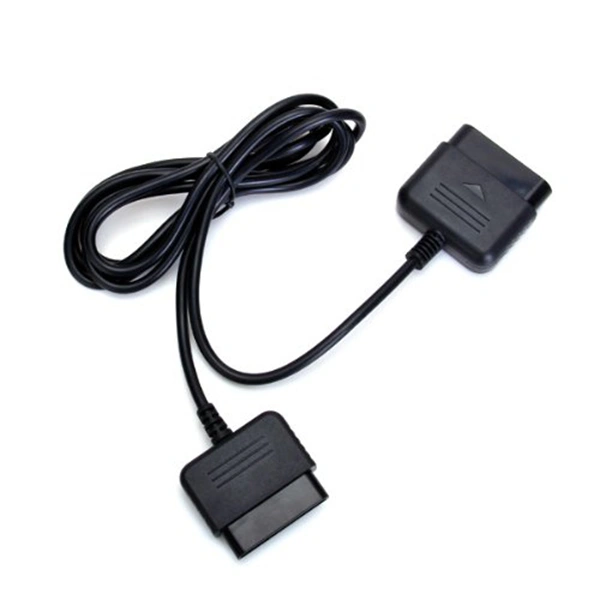 Game Controller Extension Cable Cord for Playstation 2 (Black)