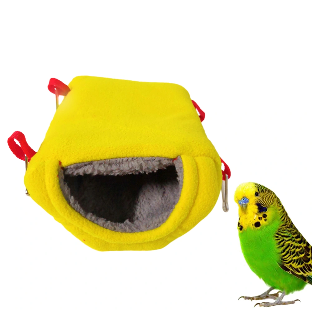 Winter Warm Bird Nest Creative Nest Parrot Hammock Bird Sleeping Bed (Random Color, Size S)