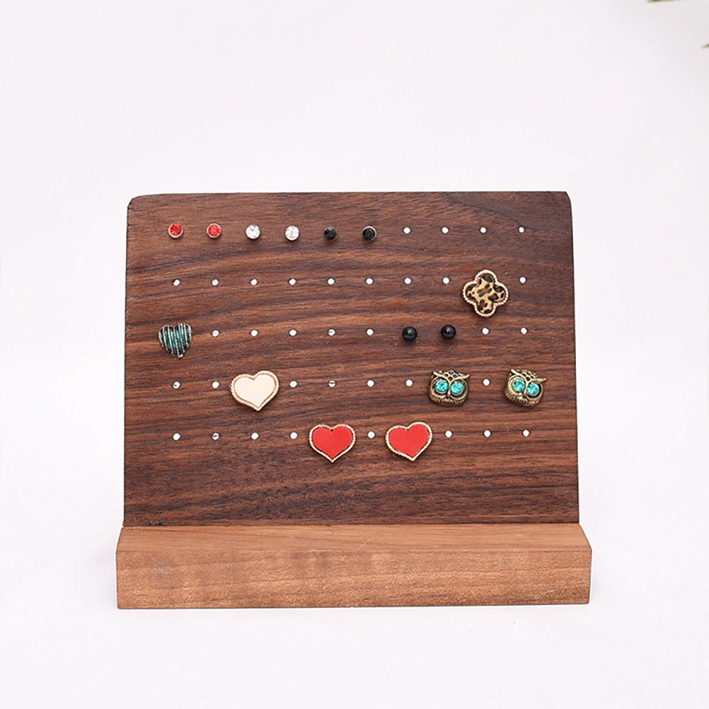 1 Pc 56 Slots Ear Studs Display Board Earrings Shelf Jewelry Display Prop