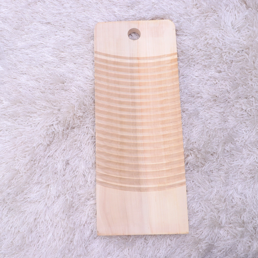 Handmade Wooden Washboard Solid Wood Washboard Durable Washboard for Home (Carbonization process)