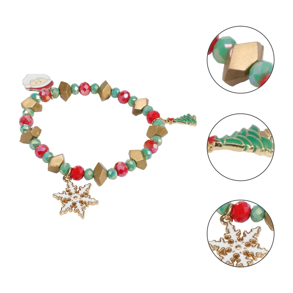 1pc Christmas Festival Bracelet Decor Wrist Chain Delicate Ladies Bracelet