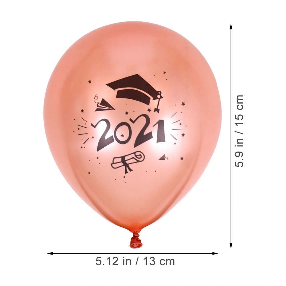 19pcs Graduation Party Balloons Set Birthday Party Background Decorations