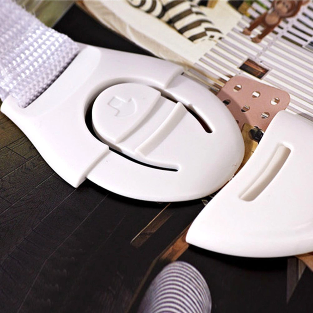 10pcs Multi-functional Baby Infant Child Kids Adhesive Safety Locks Latches Door Cupboard Cabinet Fridge Drawer Locks Portable (White)