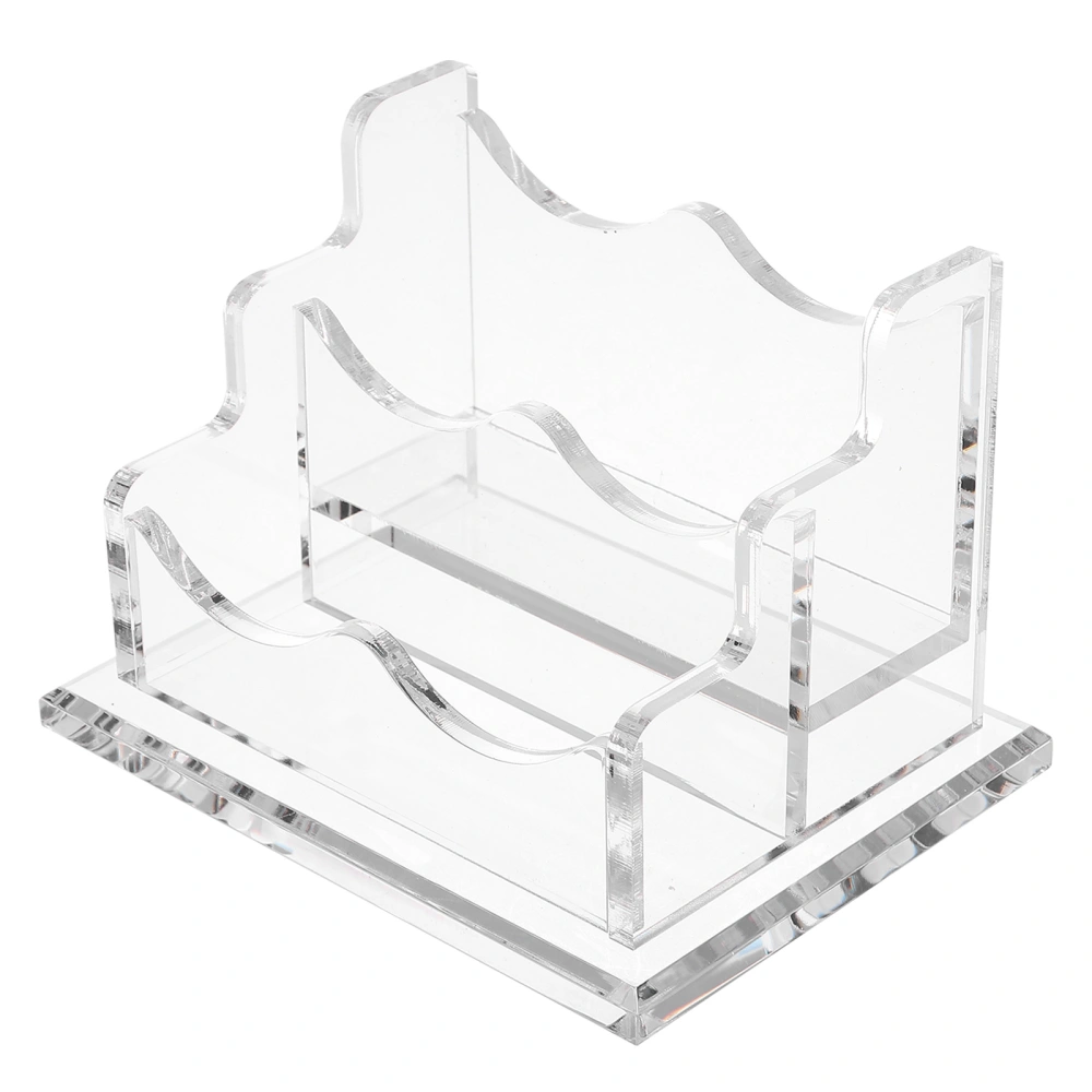 Desktop Card Display Holder Clear Business Card Show Holder Acrylic Card Holder