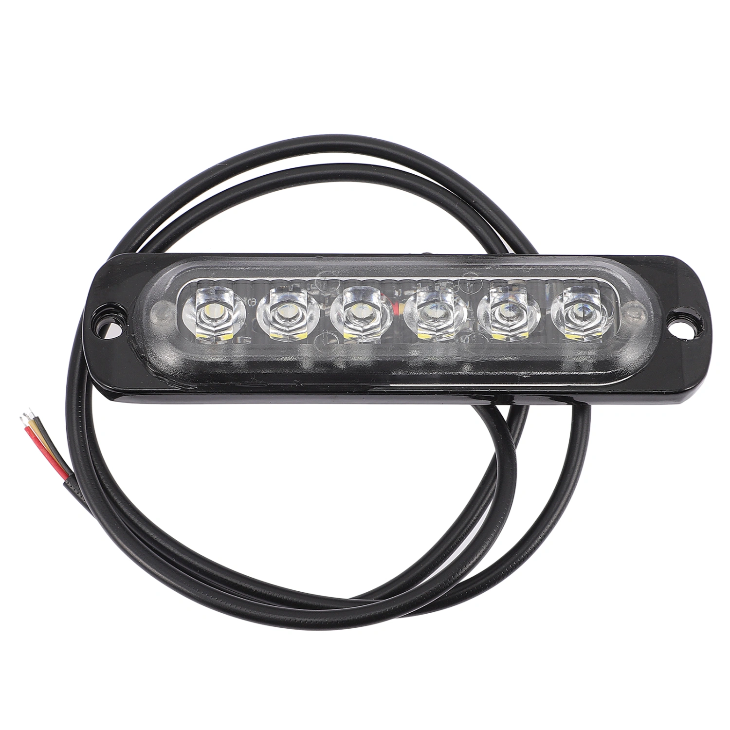 LED Strobe Light 6 LEDs Lightbar Automotive Emergency Strobe Light Car Supply
