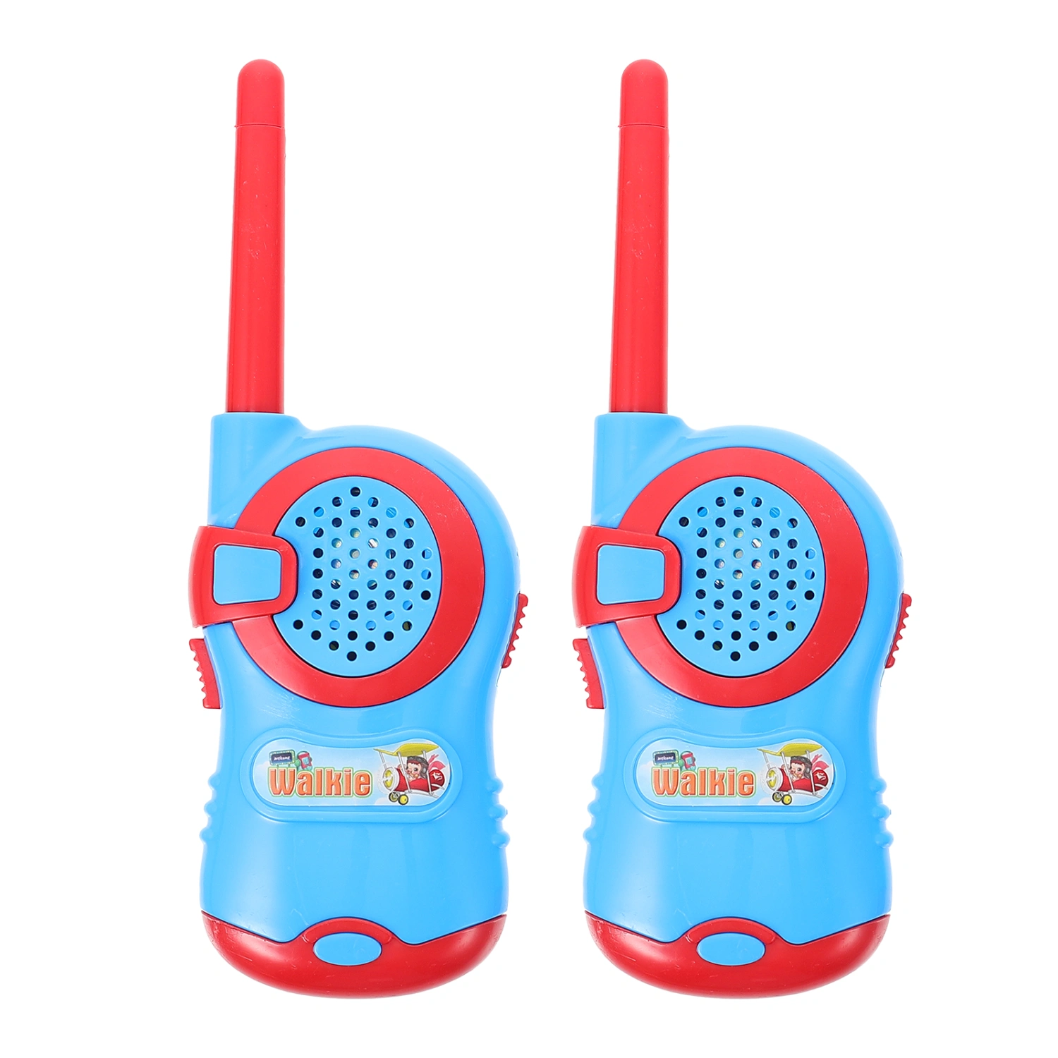 2Pcs Handheld Children Walkie Talkies Cartoon Inter-phones Parent-child Toys Random Color