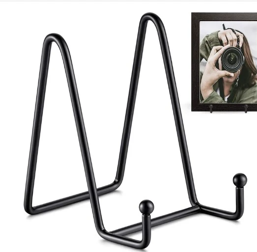 5pcs Plate Display Stands Metal Book Display Stand Platter Display Stand Display Holders