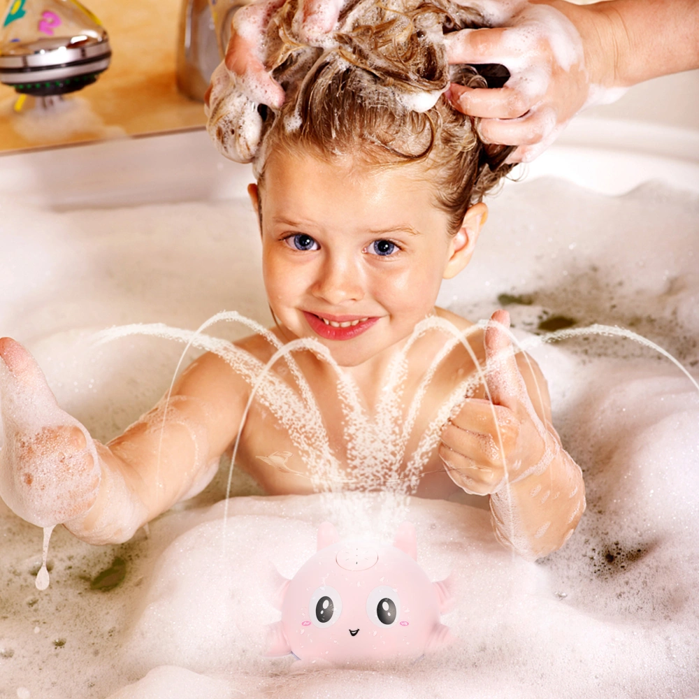 Baby Bath Toy Spray Water Squirt Toy Light Up Float Bathtub Shower Toy