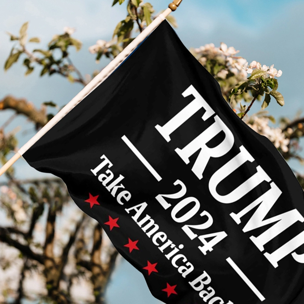 Portable Donald Trump Flag President Campaign Banners Trump Sign Banners