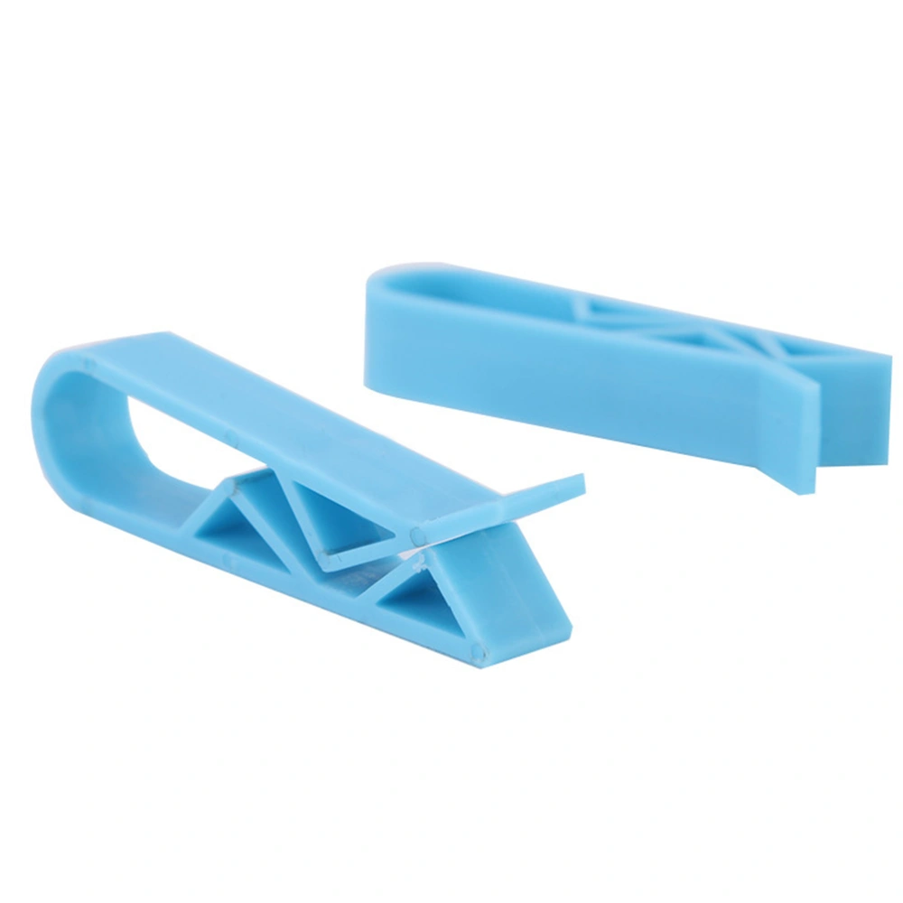 20pcs Trash Bag Clip Simple Pratical Fixed Waste Bin Bag Holder Rubbish Clip Garbage Can Clamp Holder (Blue)