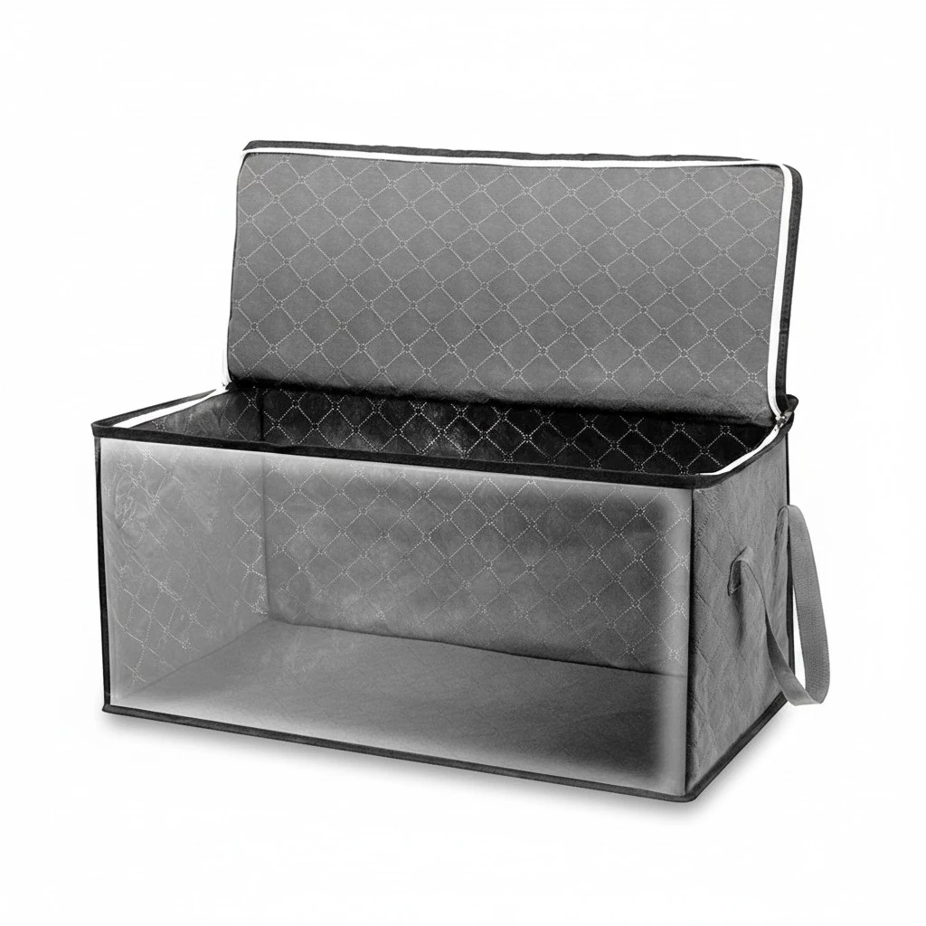 1Pc Dustproof Clothes Storage Bag Home Folding Blanket Clothes Quilt Organizer